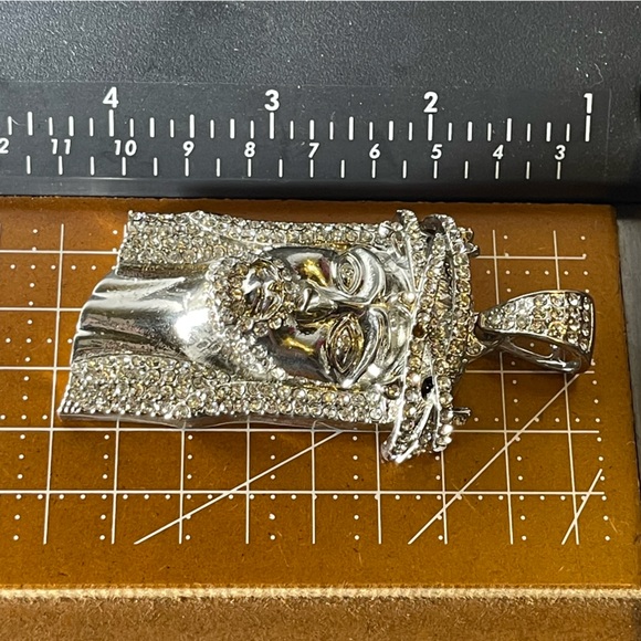 Large Jesus Pendant and crosses with simulated diamonds. More to be added. - Picture 5 of 12